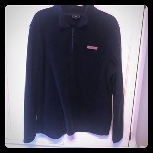 Vineyard vines men’s navy fleece pullover